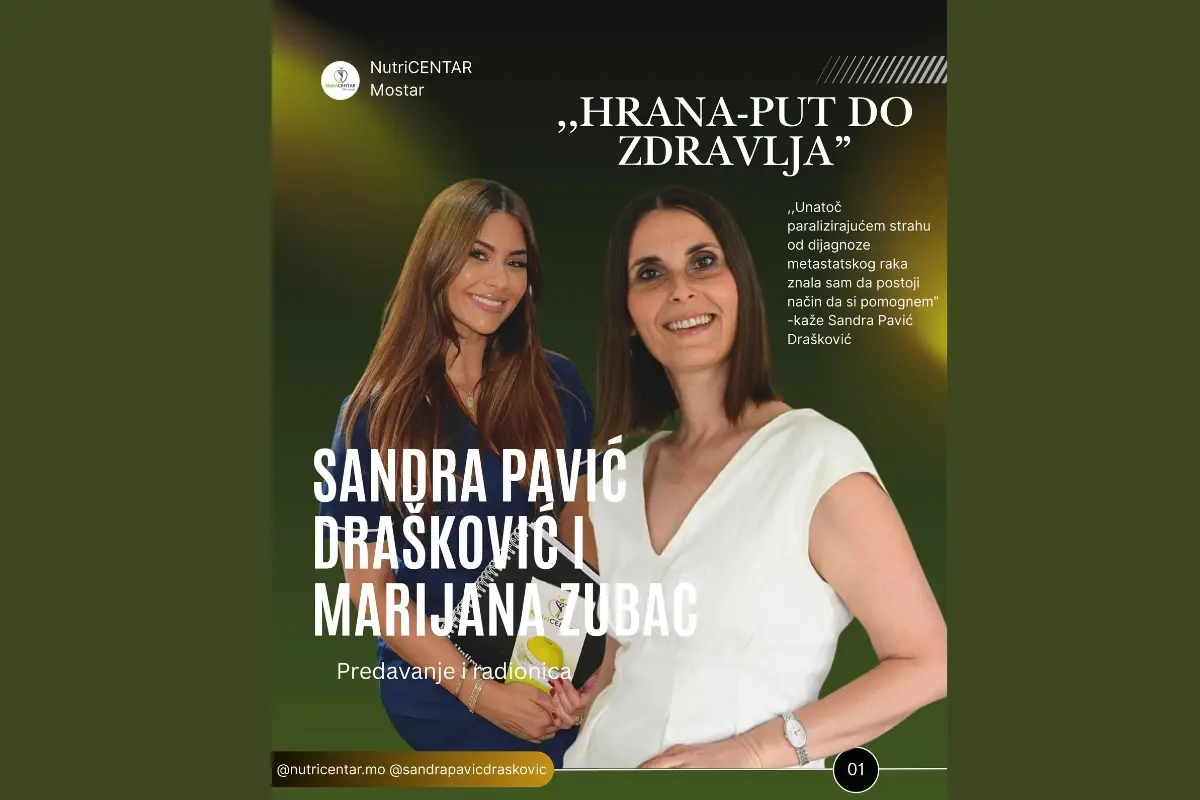 NutriCENTAR dovodi Sandru Pavić-Drašković