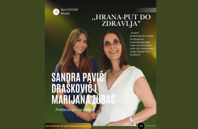 NutriCENTAR dovodi Sandru Pavić-Drašković
